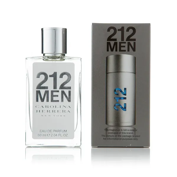 Міні парфум 60 мл для чоловіків Carolina Herrera 212 Men